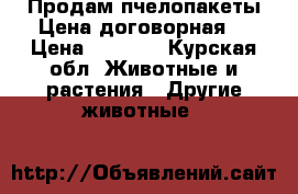 Продам пчелопакеты.Цена договорная. › Цена ­ 3 000 - Курская обл. Животные и растения » Другие животные   